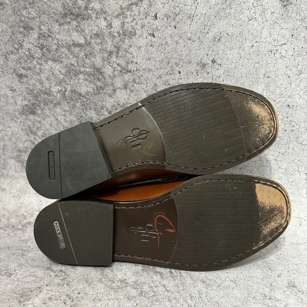 Cole Haan Pinch Tassel Loafer Mens 8.5 Brown Air C06982 Leather Slip On Dress